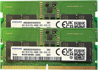 2x8GB(16GB) SAMSUNG 1Rx16 PC5-4800B DDR5 SODIMM