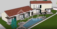Istra - građevinsko zemljište sa projektom i građevinskom dozvolom