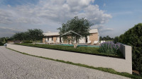 Labin - villa sa 2 stambene jedinice i bazenom za opuštanje