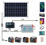 SOLARNI PANEL 420x280 mm, prijenosni, USB PUNJAČ i 12V PUNJAČ