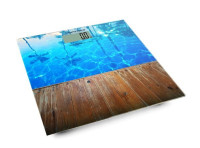 Osobni LCD kupaonica Vaga Glass Pier